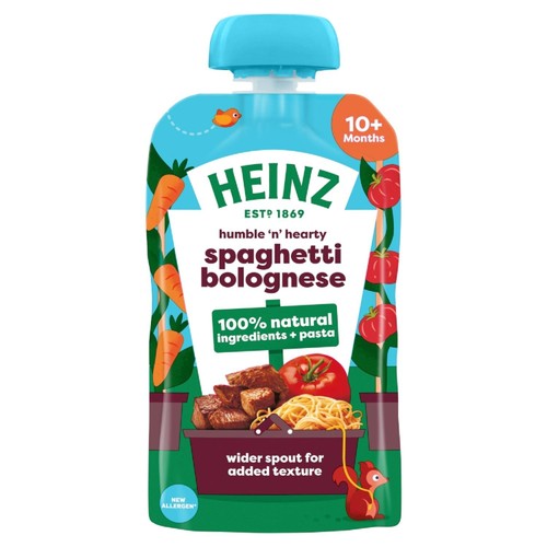 Heinz Spaghetti Bolognese Baby Food Pouch 10+ Months
