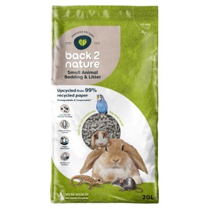Back 2 Nature Small Animal Paper Bedding/Litter