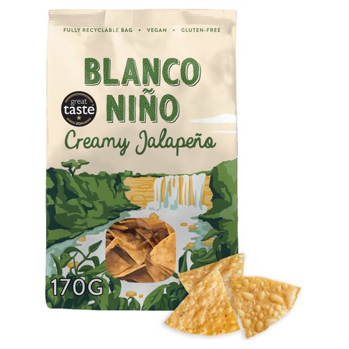 Blanco Nino - Creamy Jalapeno White Corn Tortilla Chips