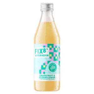 Fix8 Water Kefir Grapefruit + Elderflower