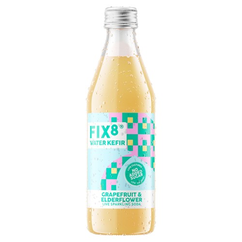 Fix8 Water Kefir Grapefruit + Elderflower