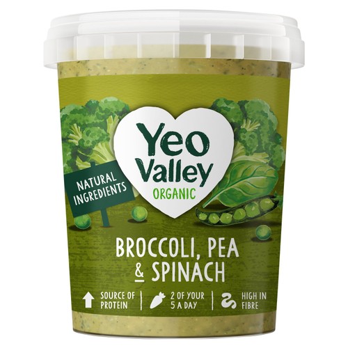 Yeo Valley Organic Broccoli, Pea & Spinach Soup