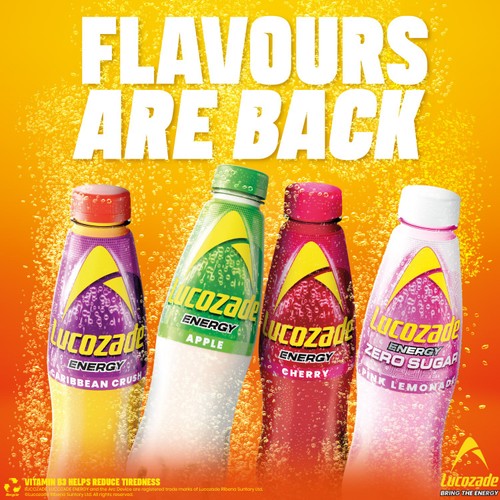 Lucozade Energy Cherry