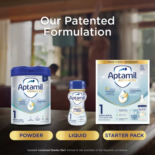 Aptamil Advanced 1 First Infant Baby Milk Formula Powder From Birth