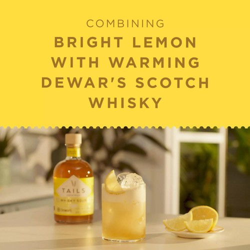 Tails Cocktails Dewars Whisky Sour Premixed Cocktail