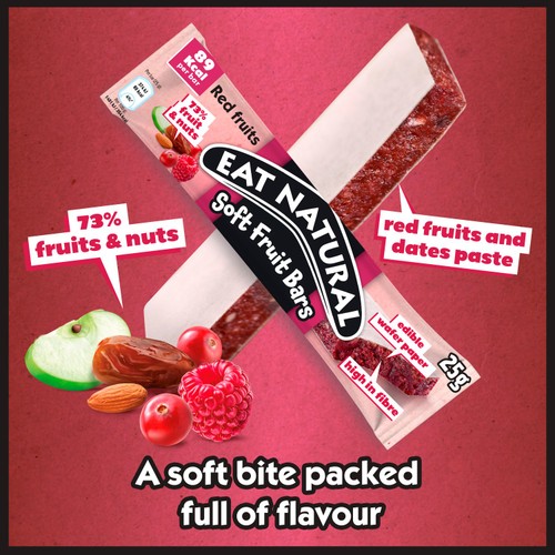 Eat Natural Red Berries Soft Fruit Bars