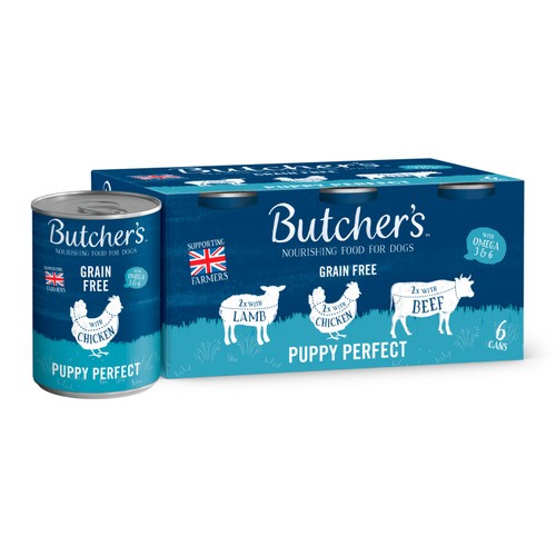 Butcher's Puppy Perfect Dog Food Tins