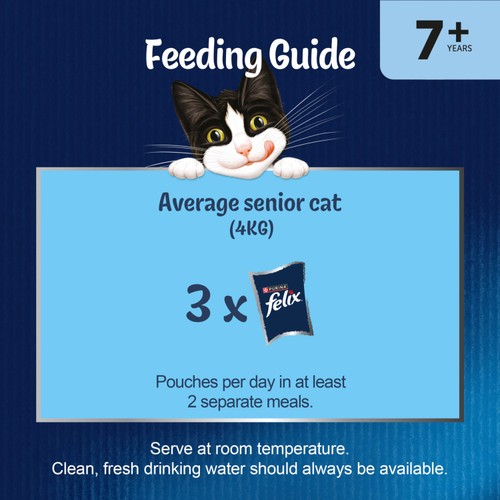 Felix As Good As it Looks Senior 7+ Mixed in Jelly Wet Cat Food 