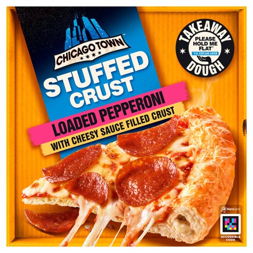 Chicago Town Takeaway Cheesy Stuffed Crust Pepperoni Large Pizza
