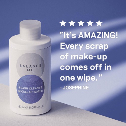Balance Me Flash Cleanse Micellar Water