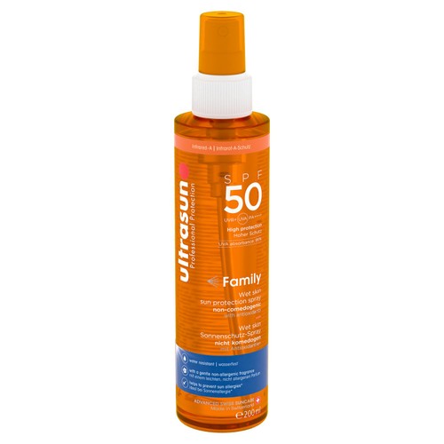 Ultrasun Family Wet Skin Spray SPF50