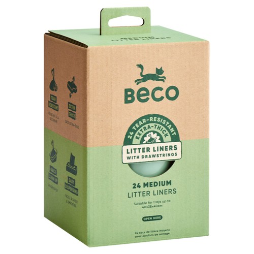 Beco Litter Liner Medium 24 Pack