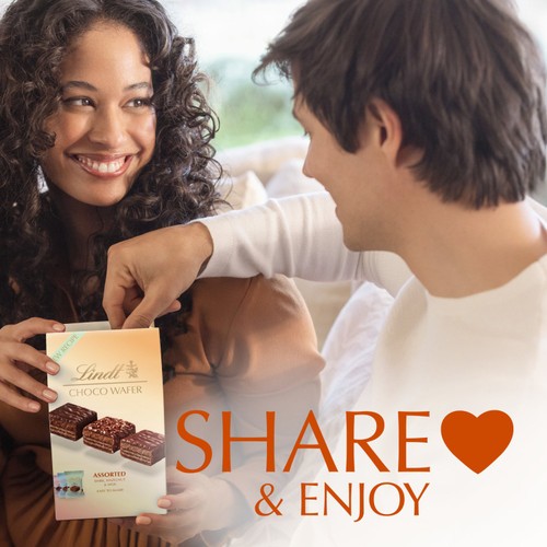 Lindt Choc Wafer Assorted Chocolate Sharing Box