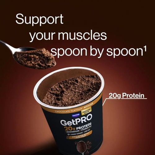 GetPro 20g High Protein Dark Chocolate Mousse