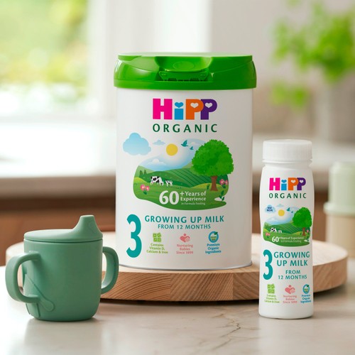 HiPP Organic 3 Growing up Baby Milk Liquid Formula From 12 Months 