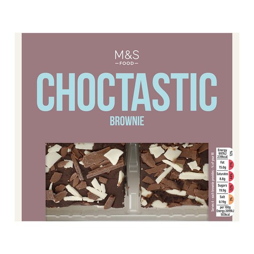 M&S Milk, White & Dark Chocolate Brownies