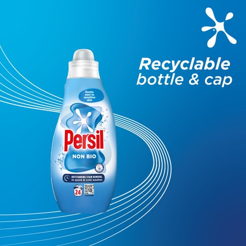 Persil Laundry Washing Liquid Detergent Non Bio 24 Wash 