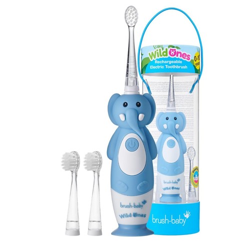 Brush-Baby Kids WildOnes Electric Toothbrush Evie Elephant Brush-Baby Kids WildOnes Electric Toothbrush Evie Elephant