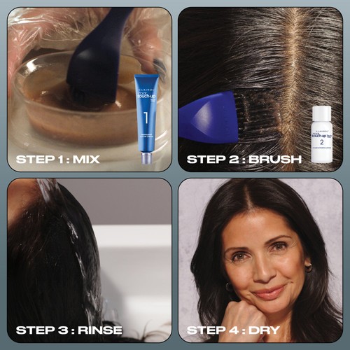 Clairol Root Touch-Up Permanent Hair Dye 4R Dark Auburn, Full Coverage