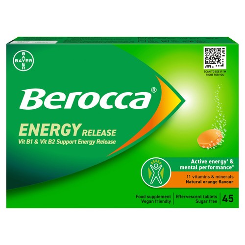 Berocca Orange Energy Vitamin Tablets