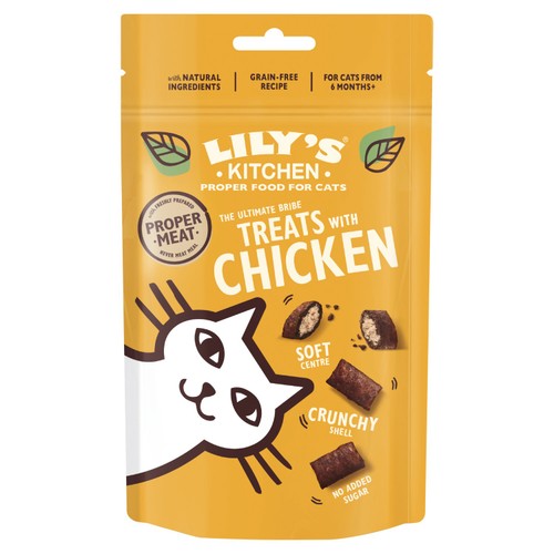 Lily's Kitchen Chicken Pillow Treats for Cats