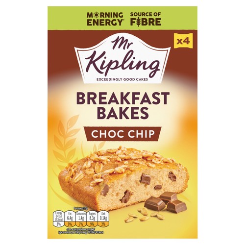 Mr Kipling Breakfast Bakes Chocolate Chip Cakes