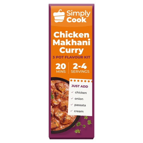 SimplyCook Chicken Makhani Curry, 42g SimplyCook Chicken Makhani Curry, 42g