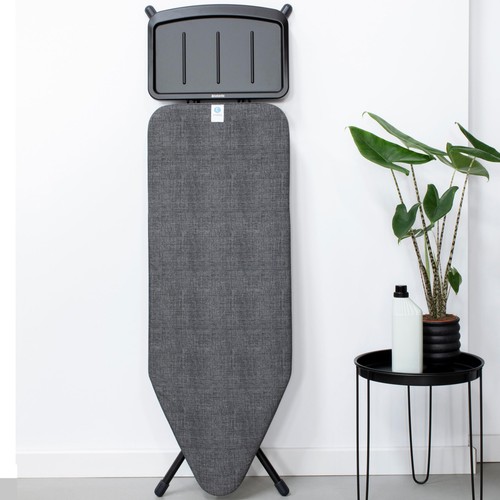 Brabantia 124cm x 45cm Denim Black  Ironing Board Cover 2mm foam 