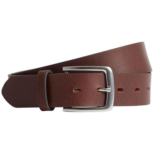 M&S Mens Leather Casual Belt, 'S 30-32, Brown