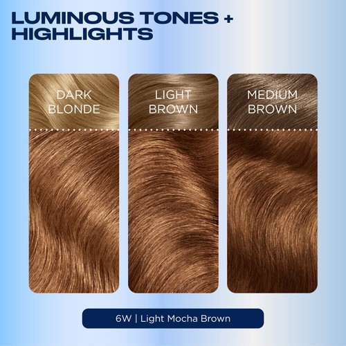 Clairol Nice'n Easy Creme Permanent Hair Dye 6W Light Mocha Brown