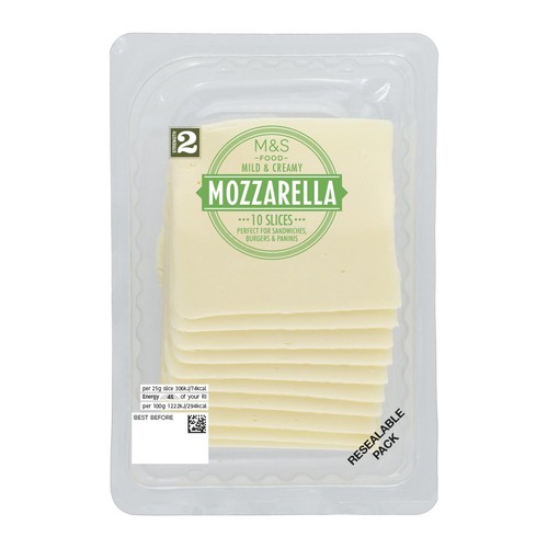 M&S 10 Mozzarella Slices