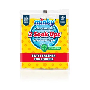 Minky Anti-Bacterial Soak Up Cloths