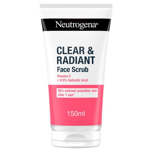 Neutrogena Clear & Radiant Face Scrub with Vitamin C + 0.5% Salicylic Acid