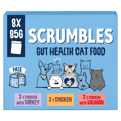 Scrumbles Grain Free Wet Cat Pate Pouch Selection