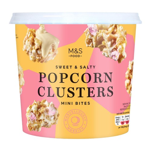 M&S Sweet & Salty Popcorn Clusters Mini Bites