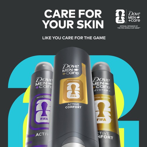 Dove Men+Care Active Comfort FIFA Shower Gel