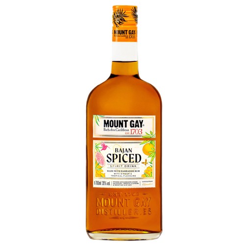 Mount Gay Bajan Spiced Rum based Spirit, 70cl