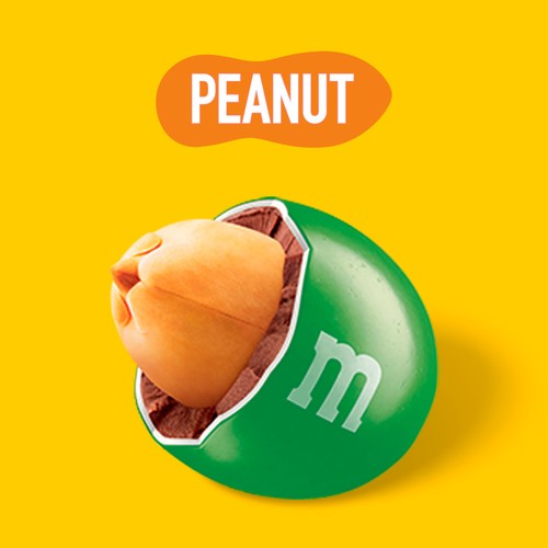 M&M's Crunchy Peanut & Milk Chocolate Bites Pouch Bag