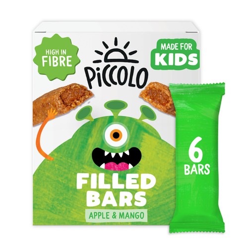 Piccolo Kids Organic Apple and Mango Filled Multigrain Bars