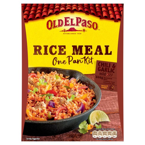 Old El Paso Mexican Chili & Garlic One Pan Rice Meal Kit