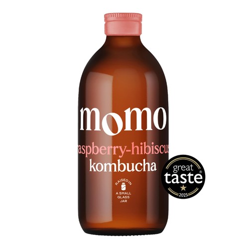 MOMO Kombucha Organic Raspberry Hibiscus - Ocado