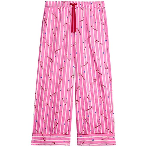 M&S Womens Striped Pyjama Set, 20, Pink 