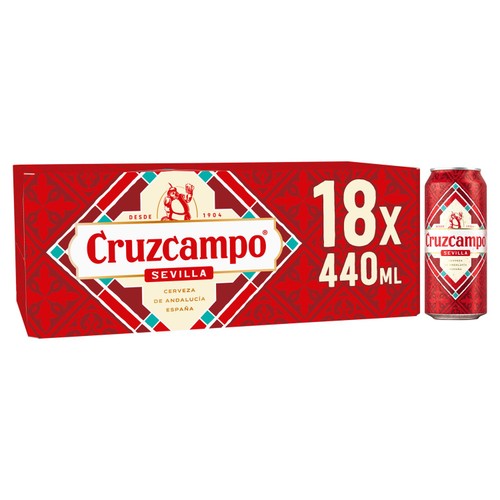Cruzcampo Lager Cans