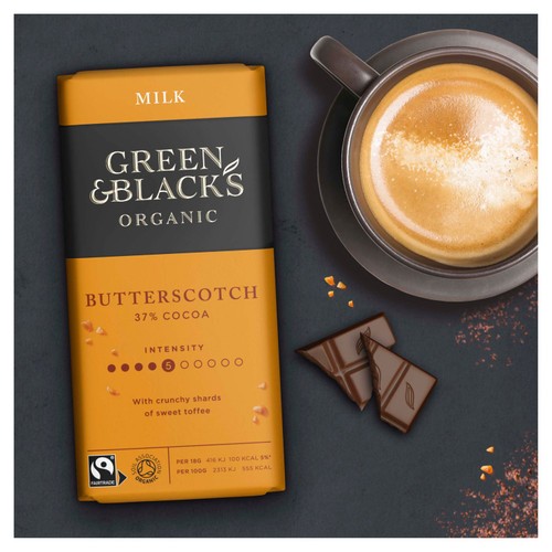 Green & Black's Organic Butterscotch Milk Chocolate Bar