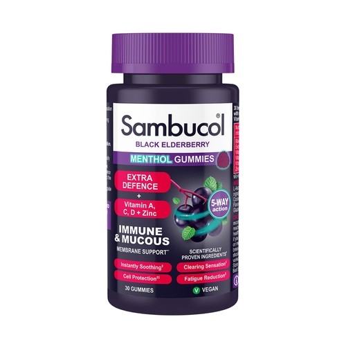Sambucol Menthol Gummies