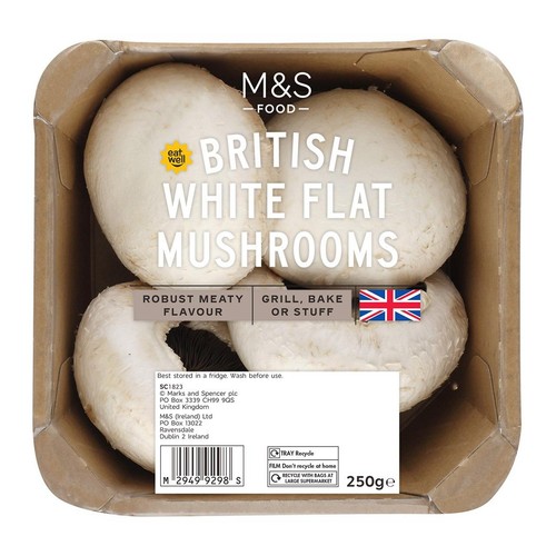 M&S Flat White Mushrooms