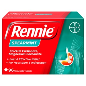 Rennie Sugar Free - Heartburn, Indigestion & Acid Reflux Treatment - 24 Chewable Tablets