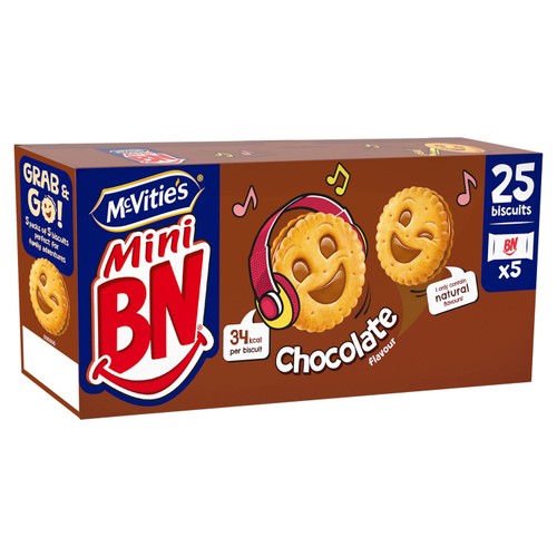 McVitie's Mini BN Chocolate Flavour Biscuits Multipack