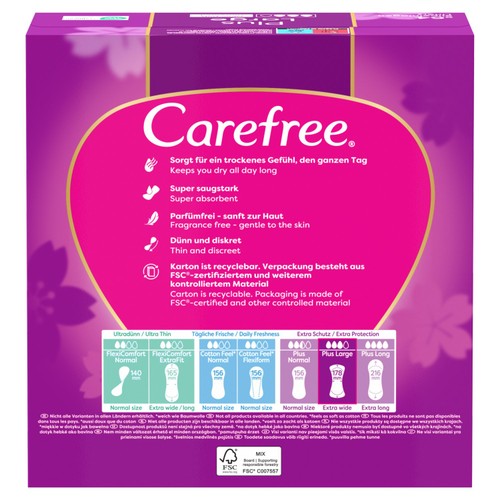 Carefree Plus Large Pantyliners