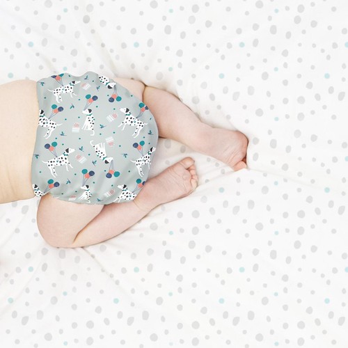 Bambino Mio Miosolo Classic All-In-One Reusable Nappy Set, Pattern Size 0-5